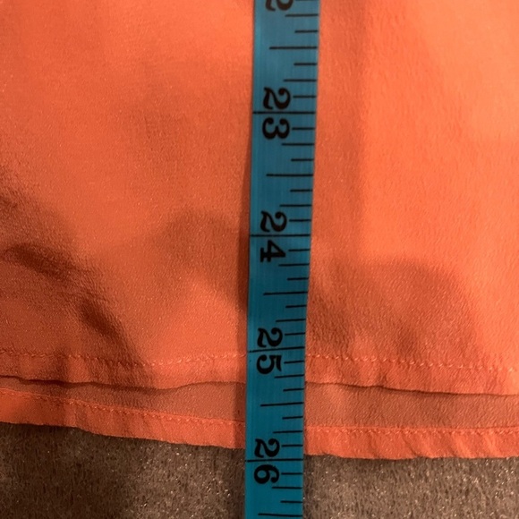 [S/P]Banana Republic 100 Silk Sleeveless V Neck Blush /Satin Pink Blouse - Picture 8 of 9